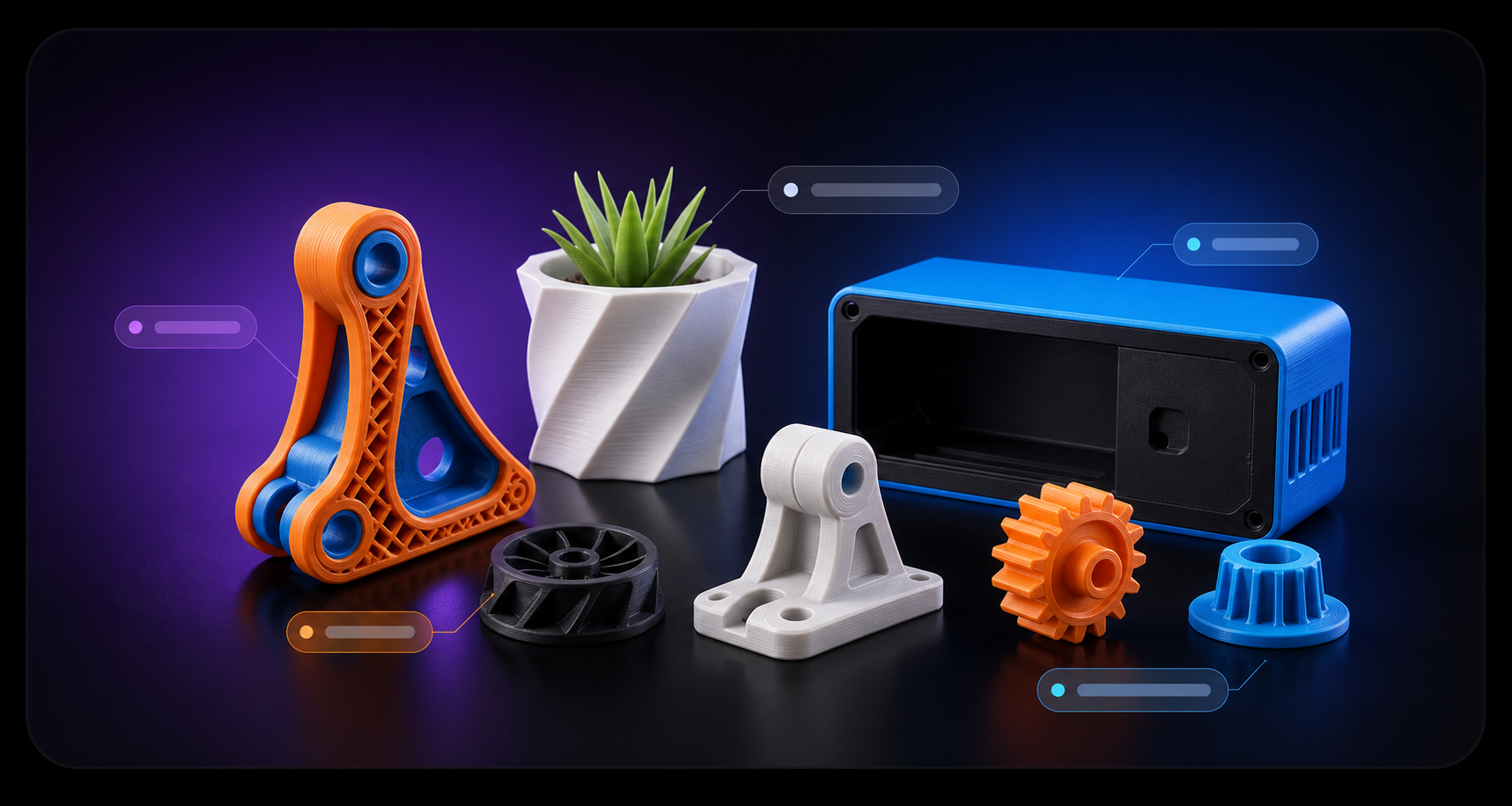 Galeria de piezas 3D terminadas